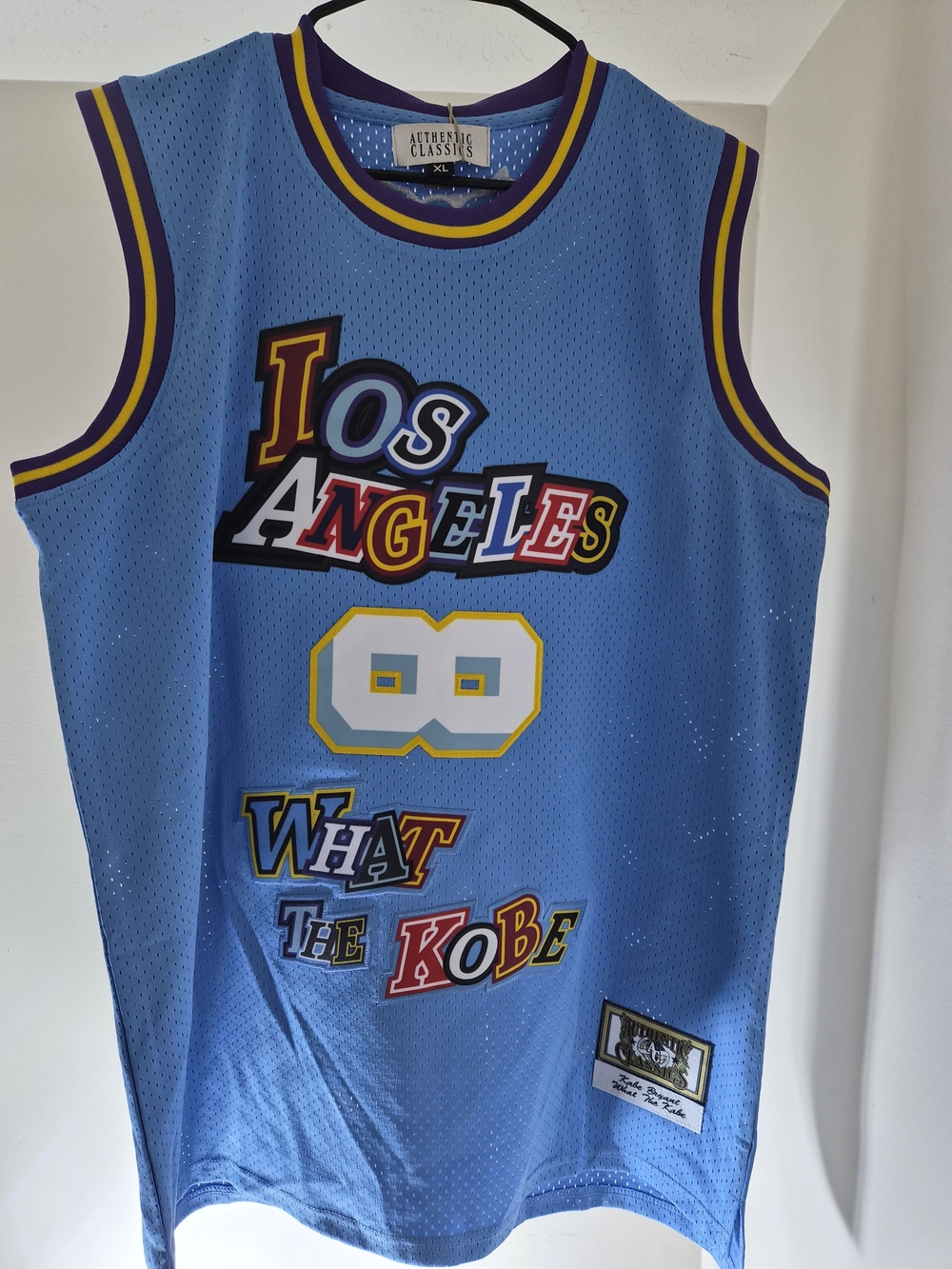 Los Angeles Blue Basketball Jersey - Kobe Tribute